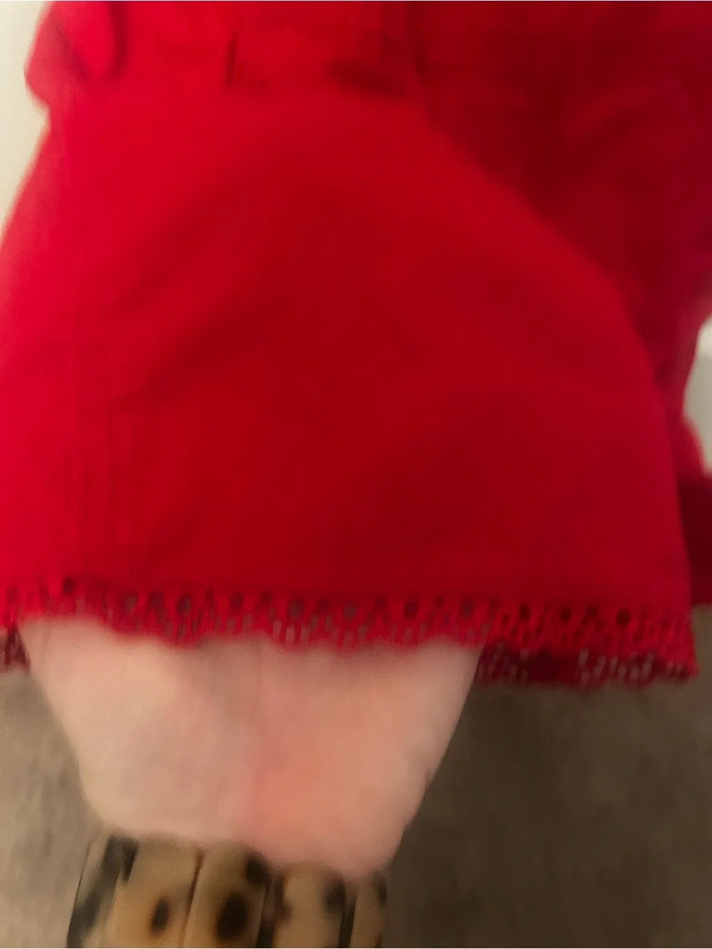 OshKosh B'gosh Bright Red Toddler Short Overalls